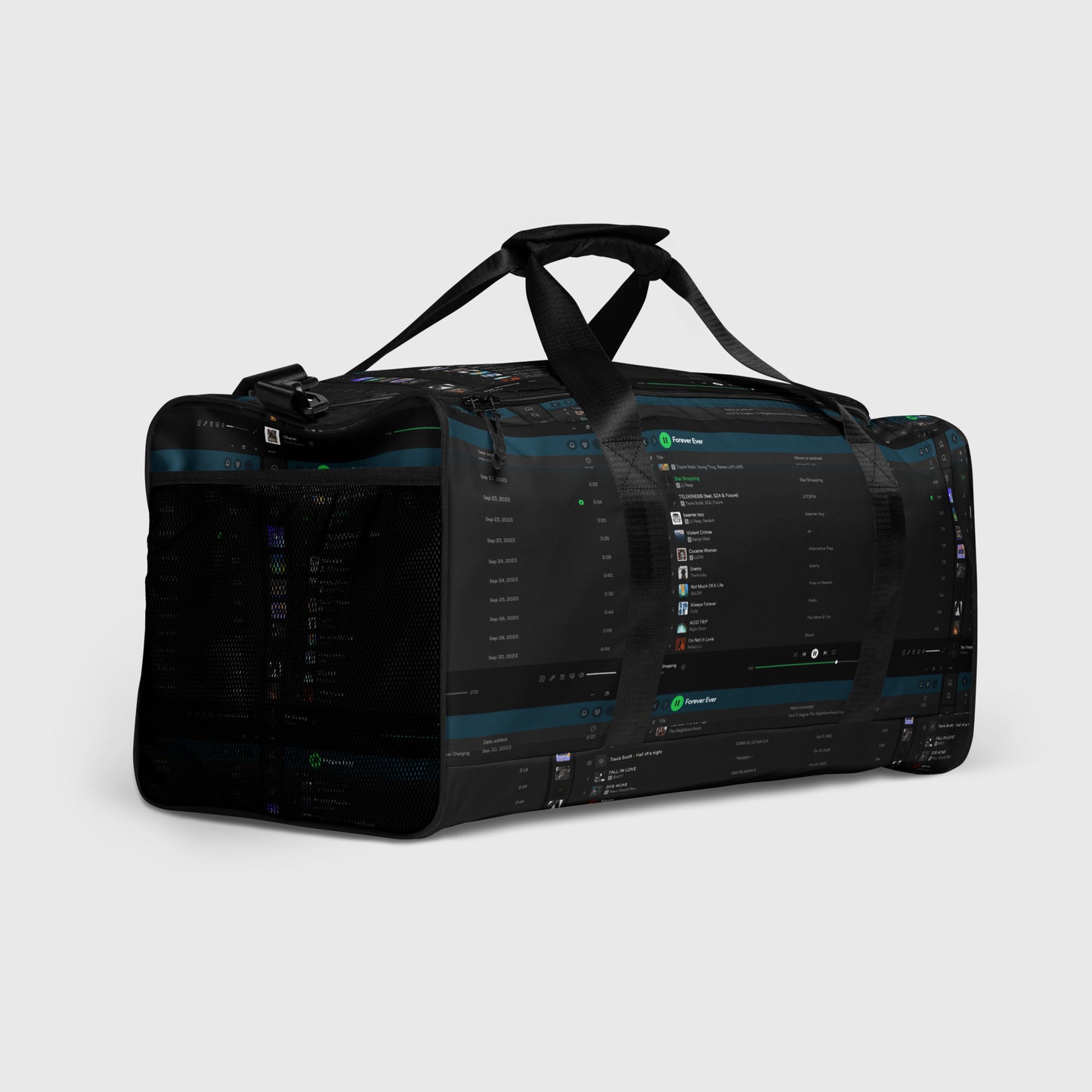 DUFFLE BAG WITH PLAYLIST