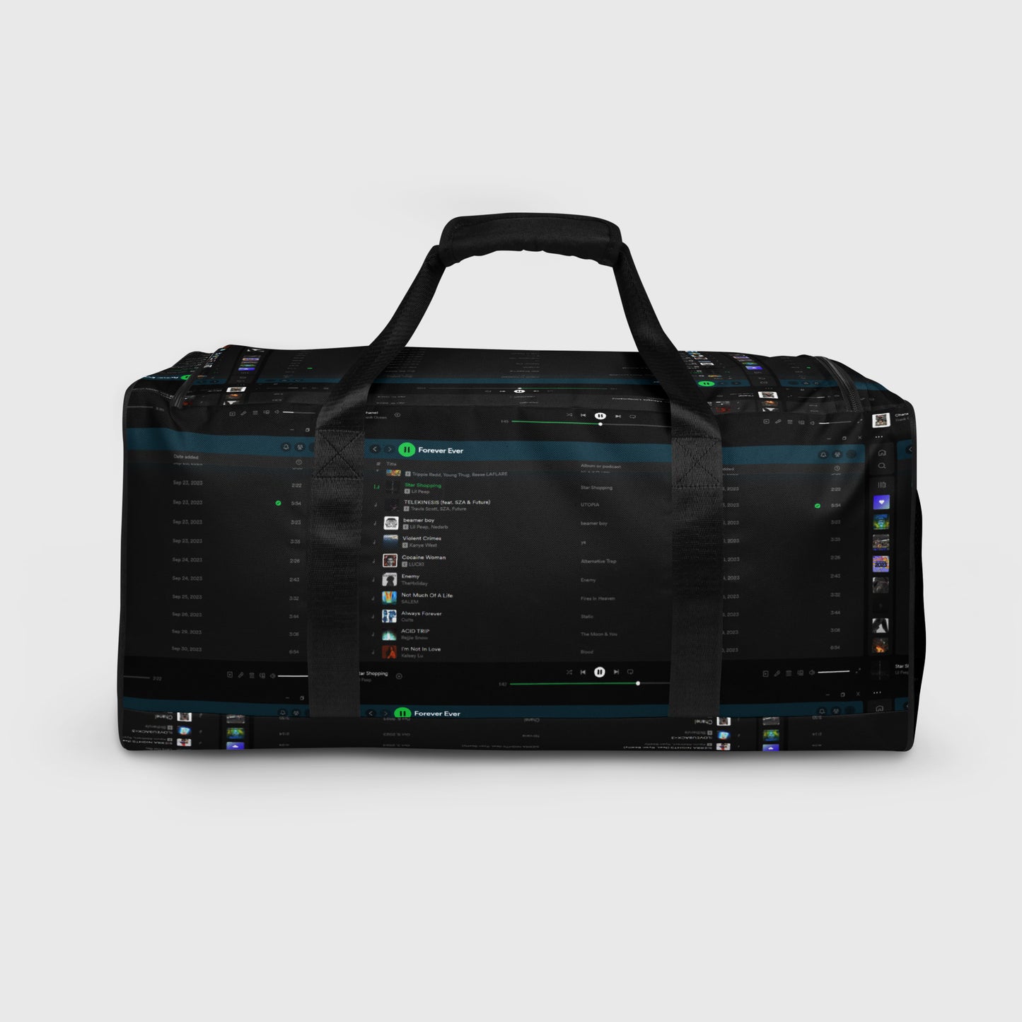 DUFFLE BAG WITH PLAYLIST