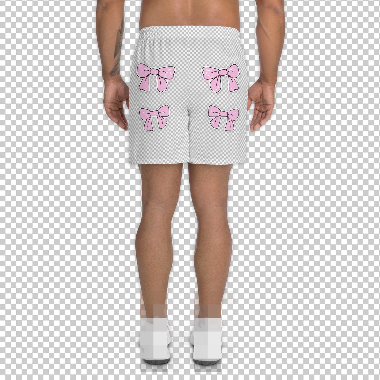 CANVAS SHORTS WITH RIBBONS, UNISEX