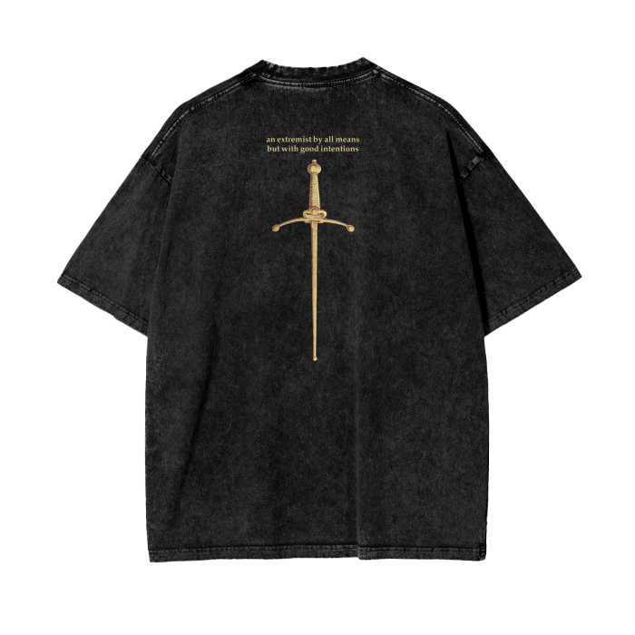 VIOLENTTRADWIFE ACID WASHED T-SHIRT