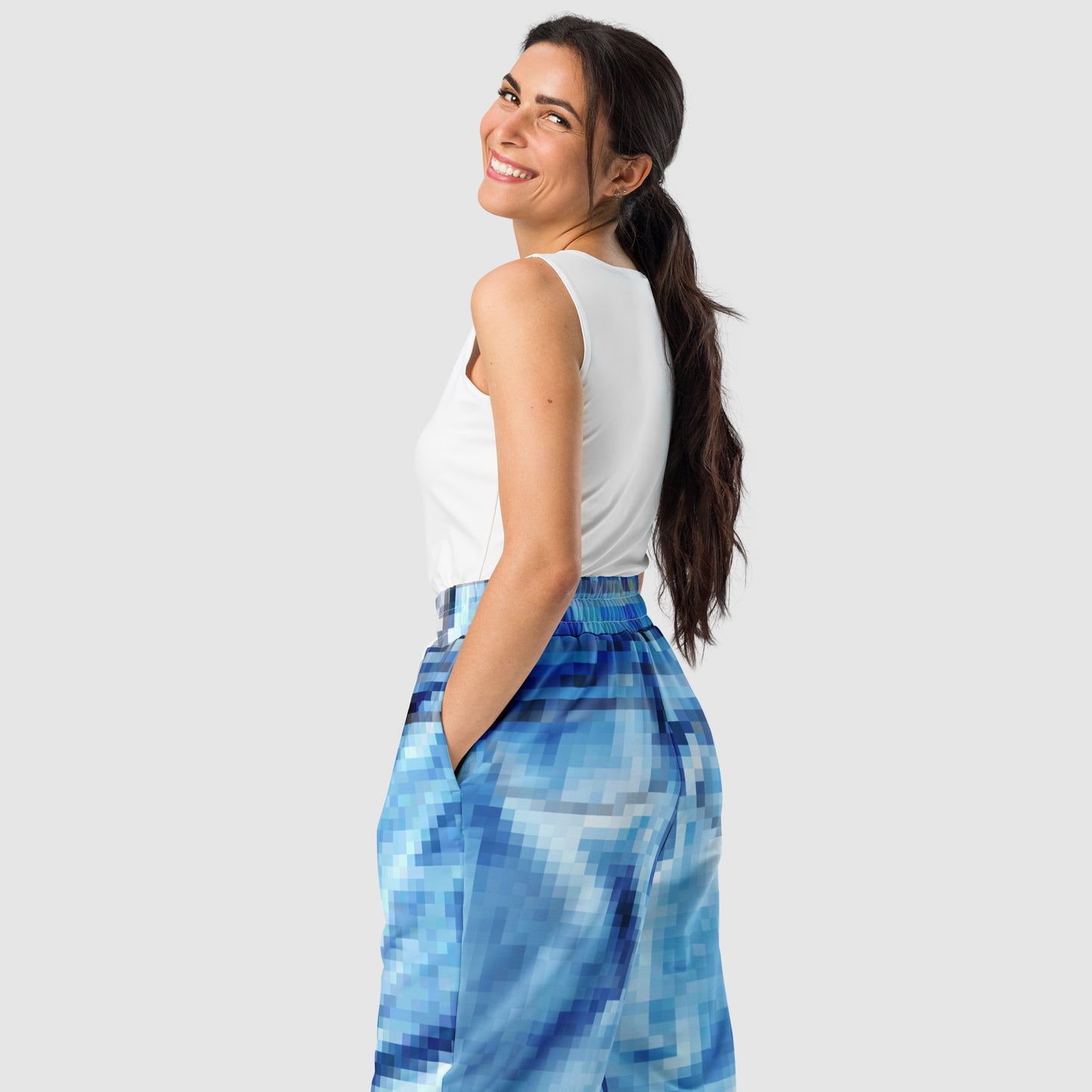 PIXEL JEANS JOGGERS