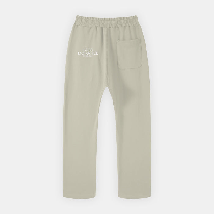 MORATIEL STRAIGHT LEG JOGGERS - GRAY CAMEL