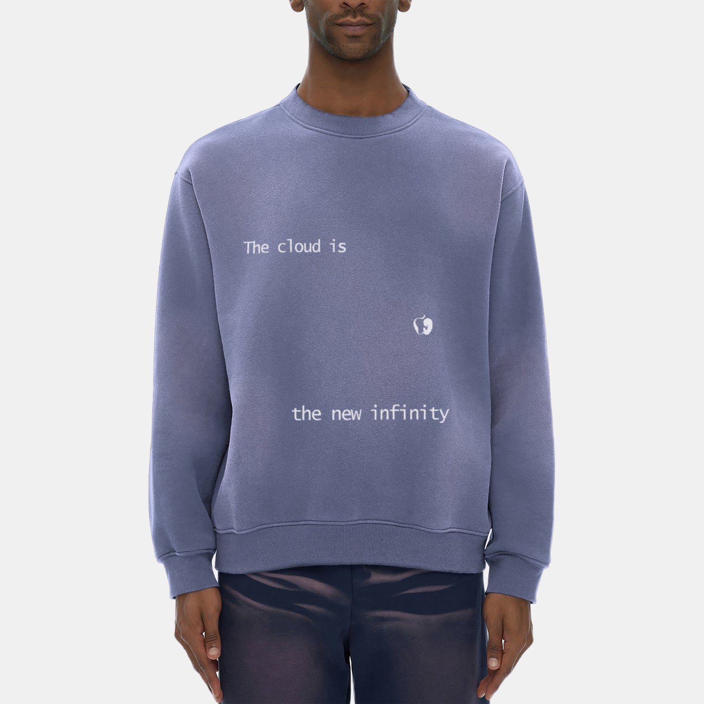 THE CLOUD IS THE NEW INFINITY WASHED FLEECE PULLOVER