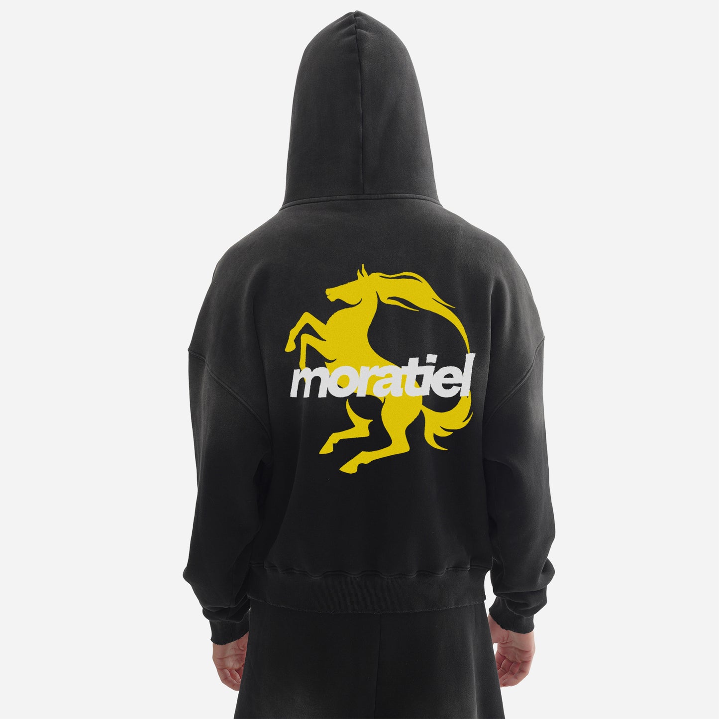 FRAYED BOXY HOODIE
