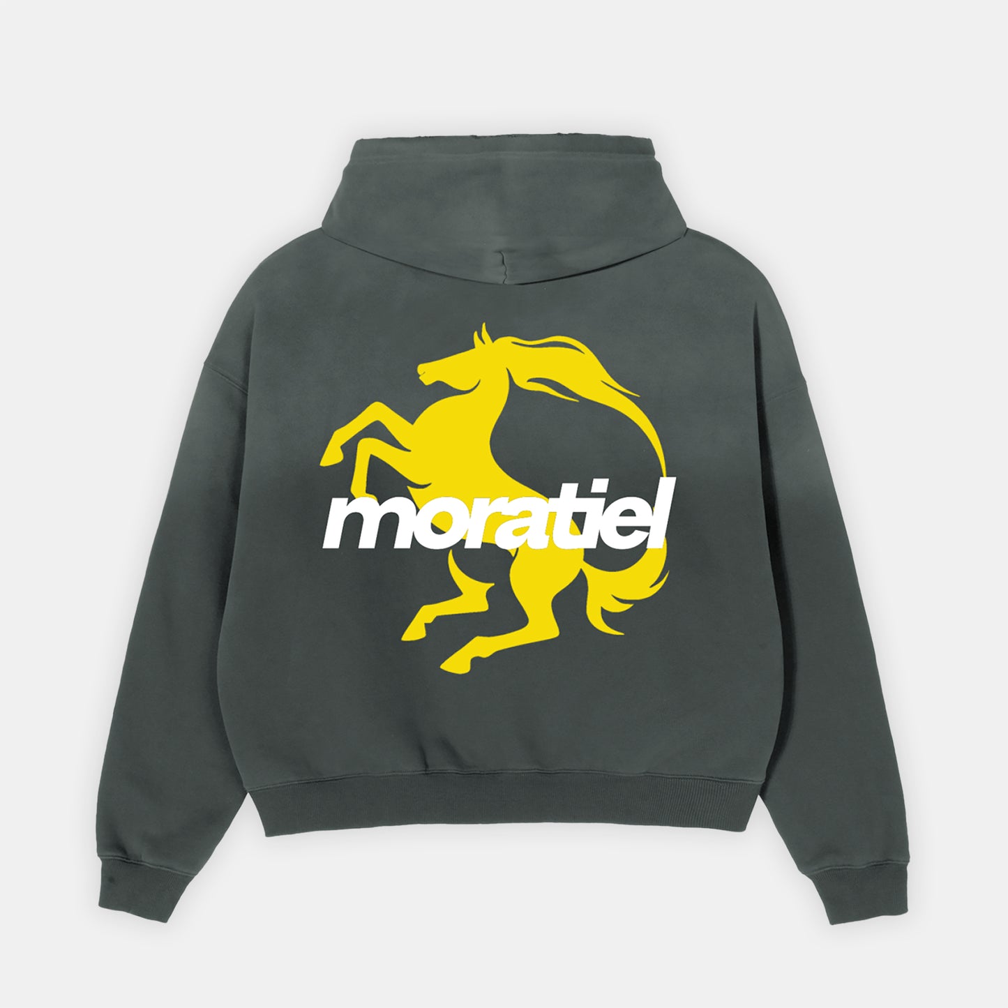 FRAYED BOXY HOODIE