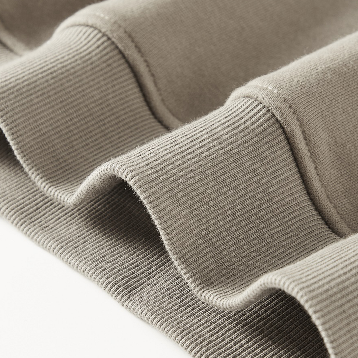 FLEECE HOODIE - SAND GREY