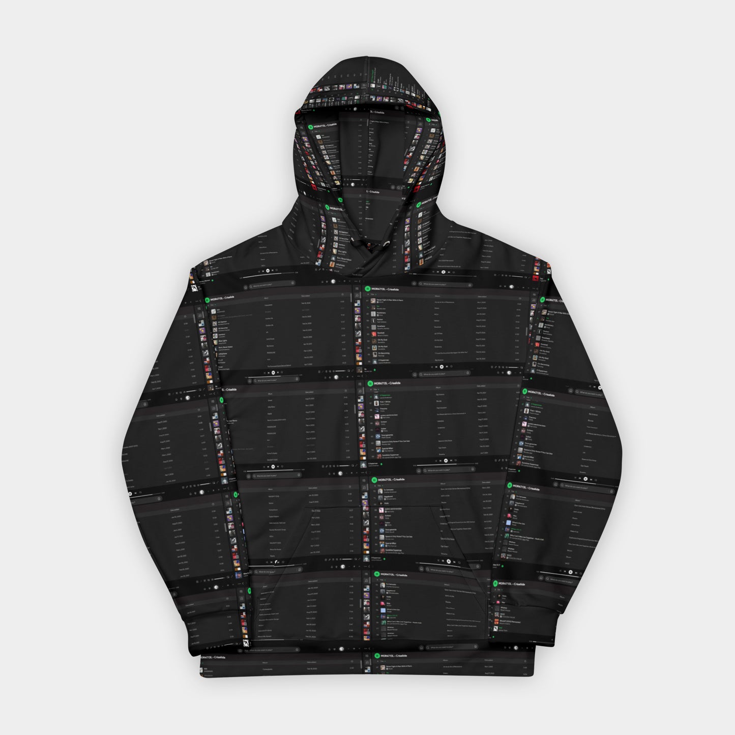 HOODIE WITH A PLAYLIST