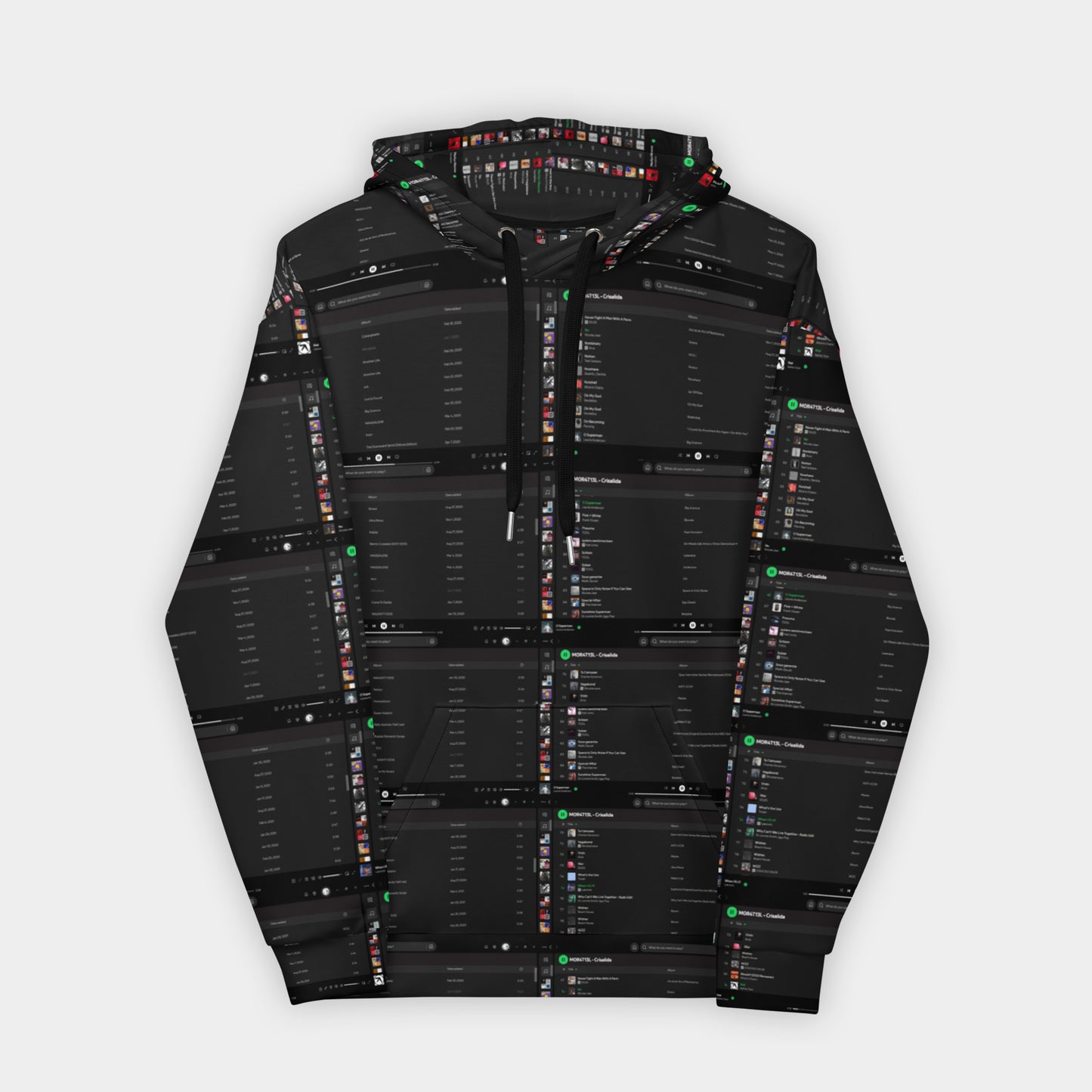 HOODIE WITH A PLAYLIST