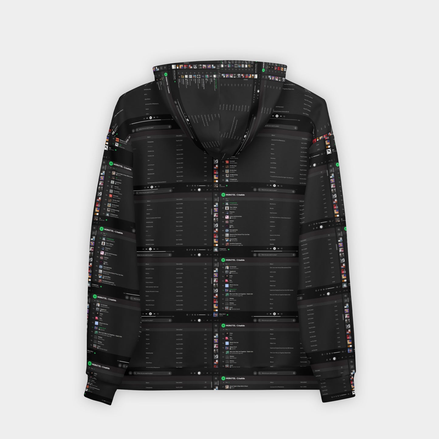 HOODIE WITH A PLAYLIST