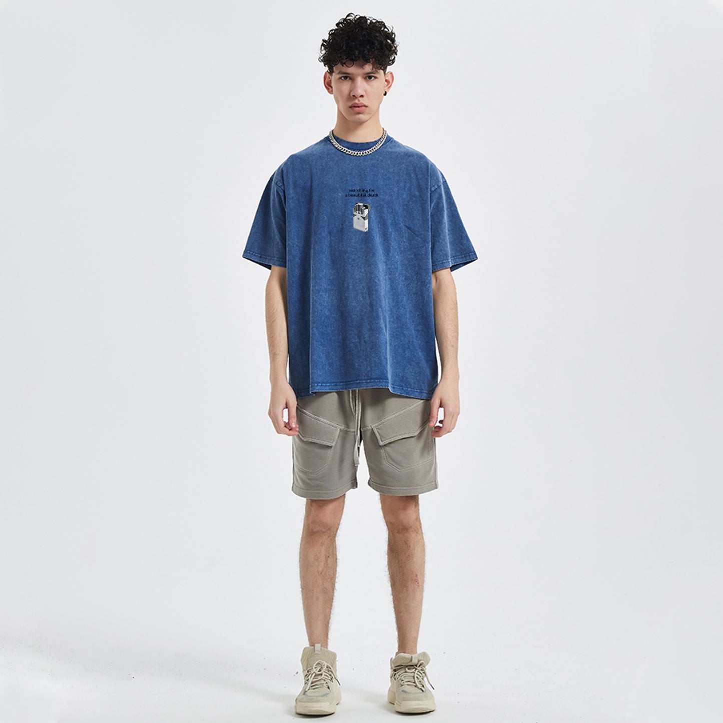 VIOLENTTRADWIFE ACID WASHED T-SHIRT