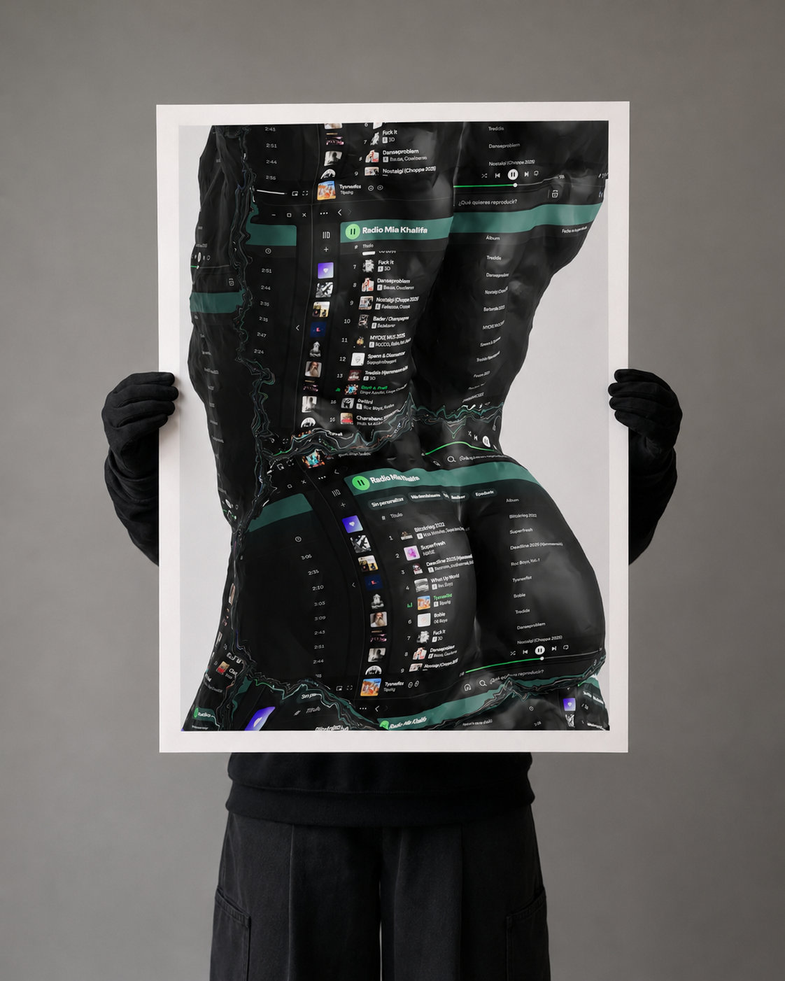 Playlist Series unique print