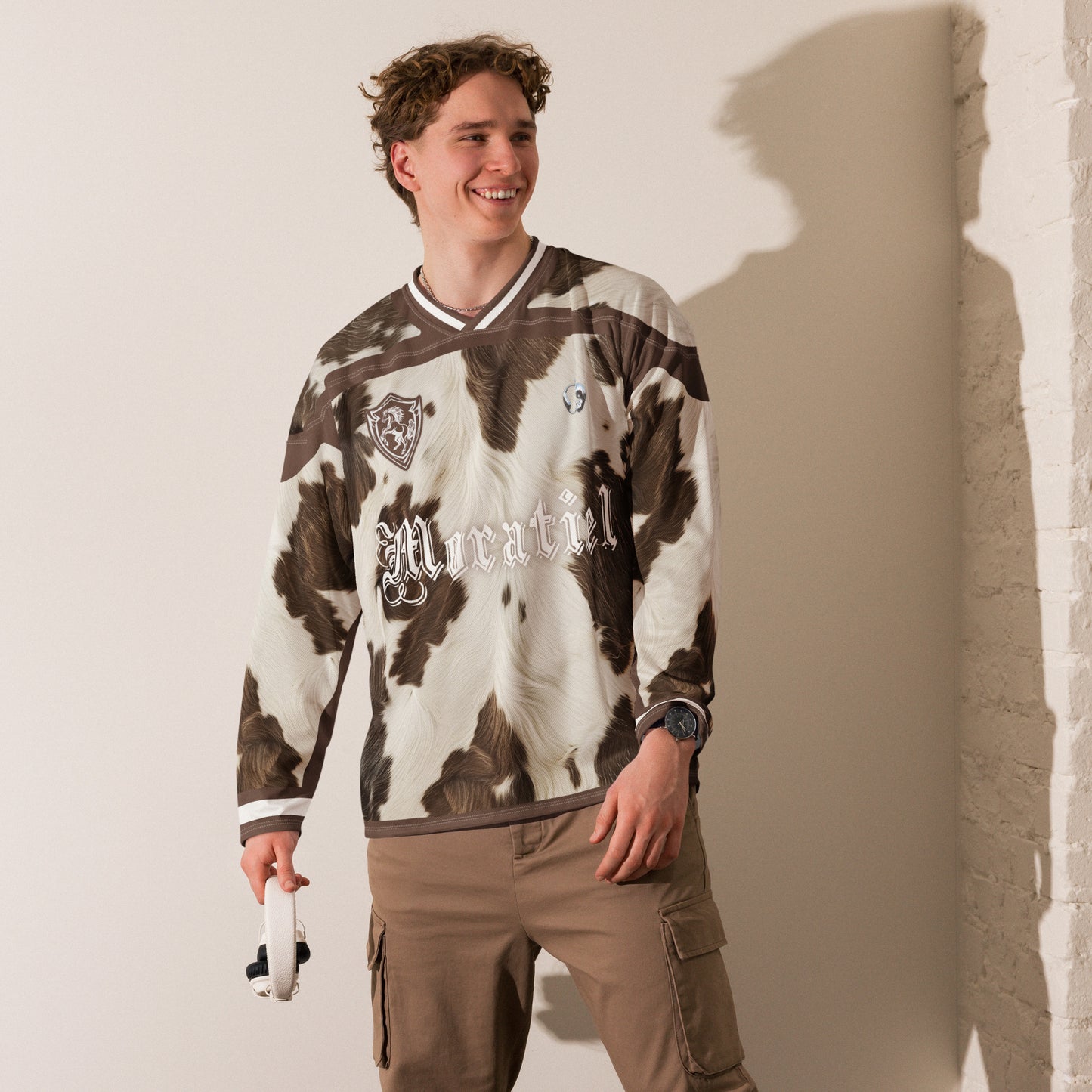 COW PRINT JERSEY