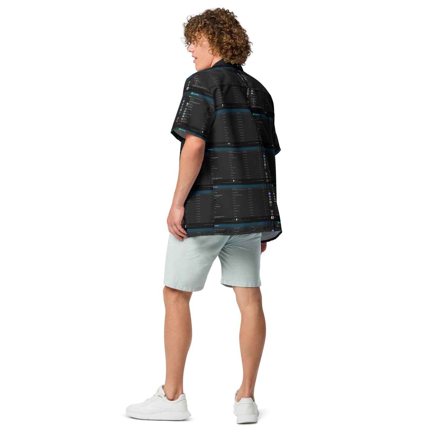 UNISEX BUTTON SHIRT WITH PLAYLIST