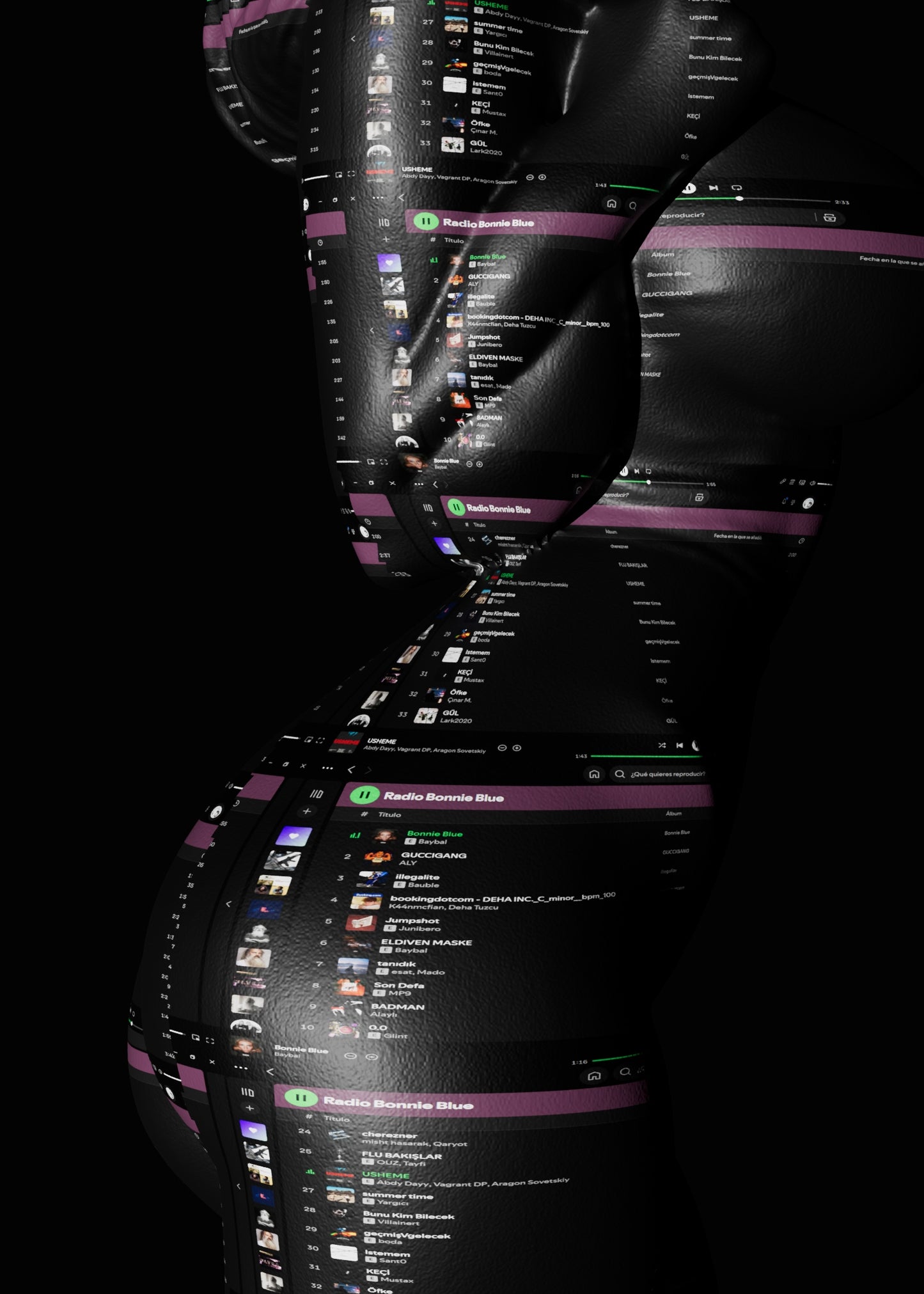 Playlist Series unique print