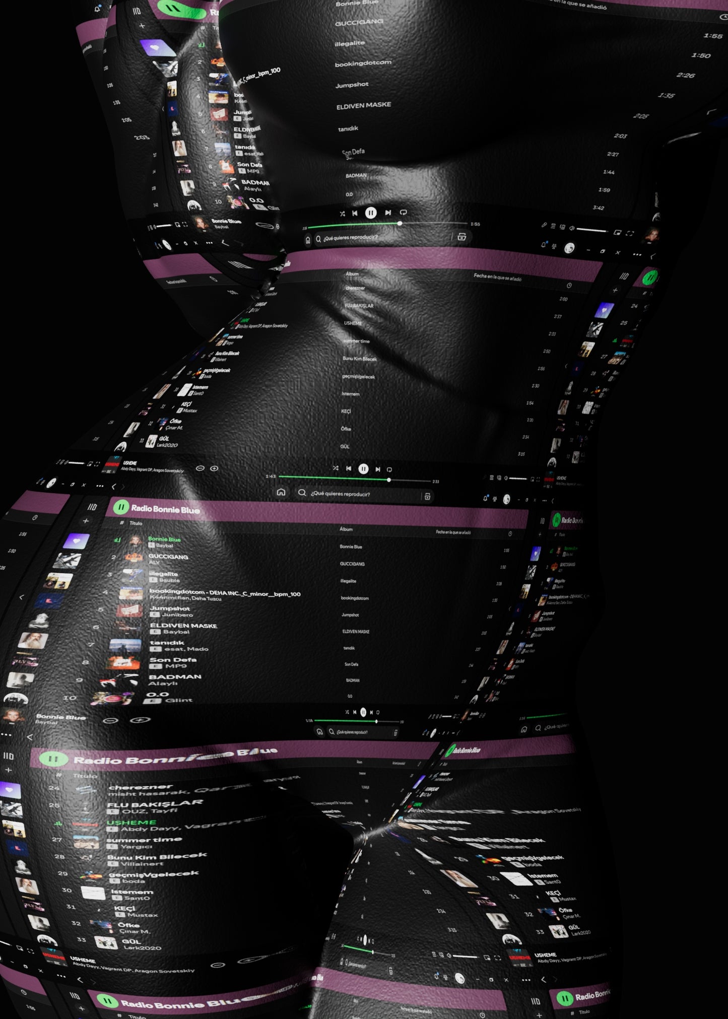 Playlist Series unique print