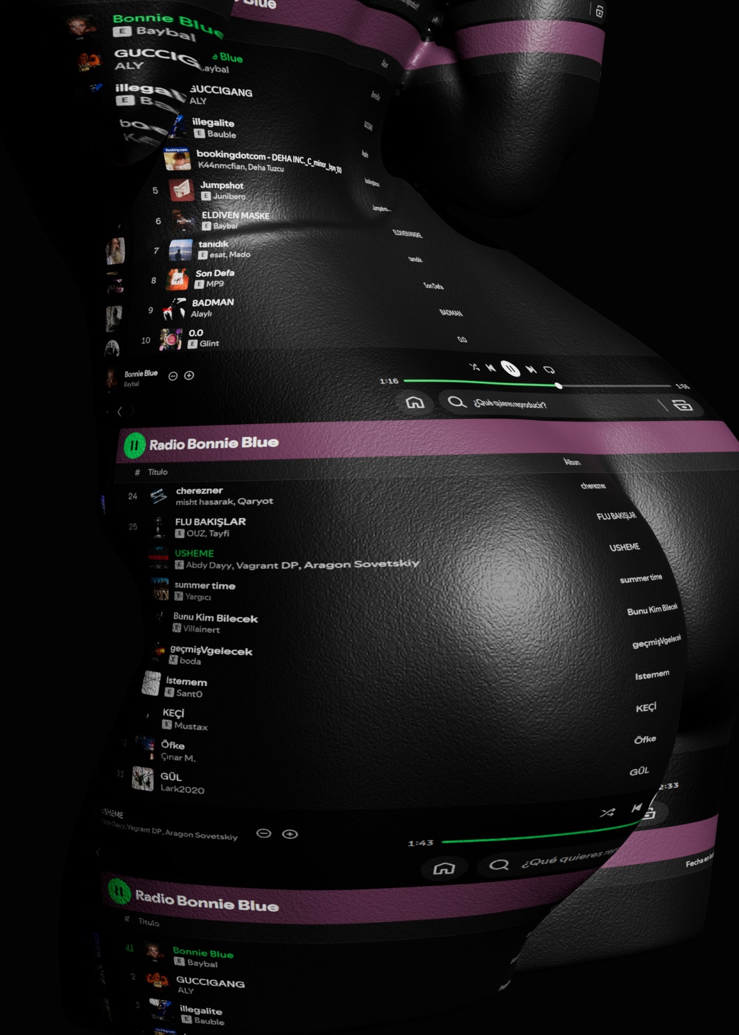 Playlist Series unique print