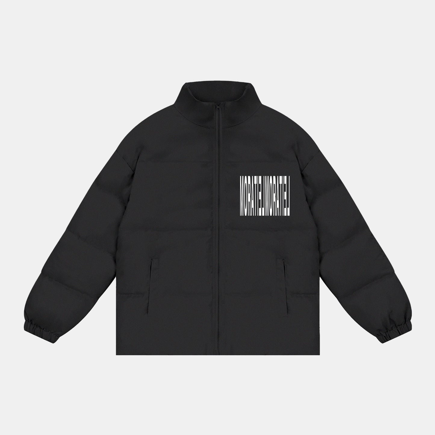MORATIEL ZIPPER PUFFER BLACK