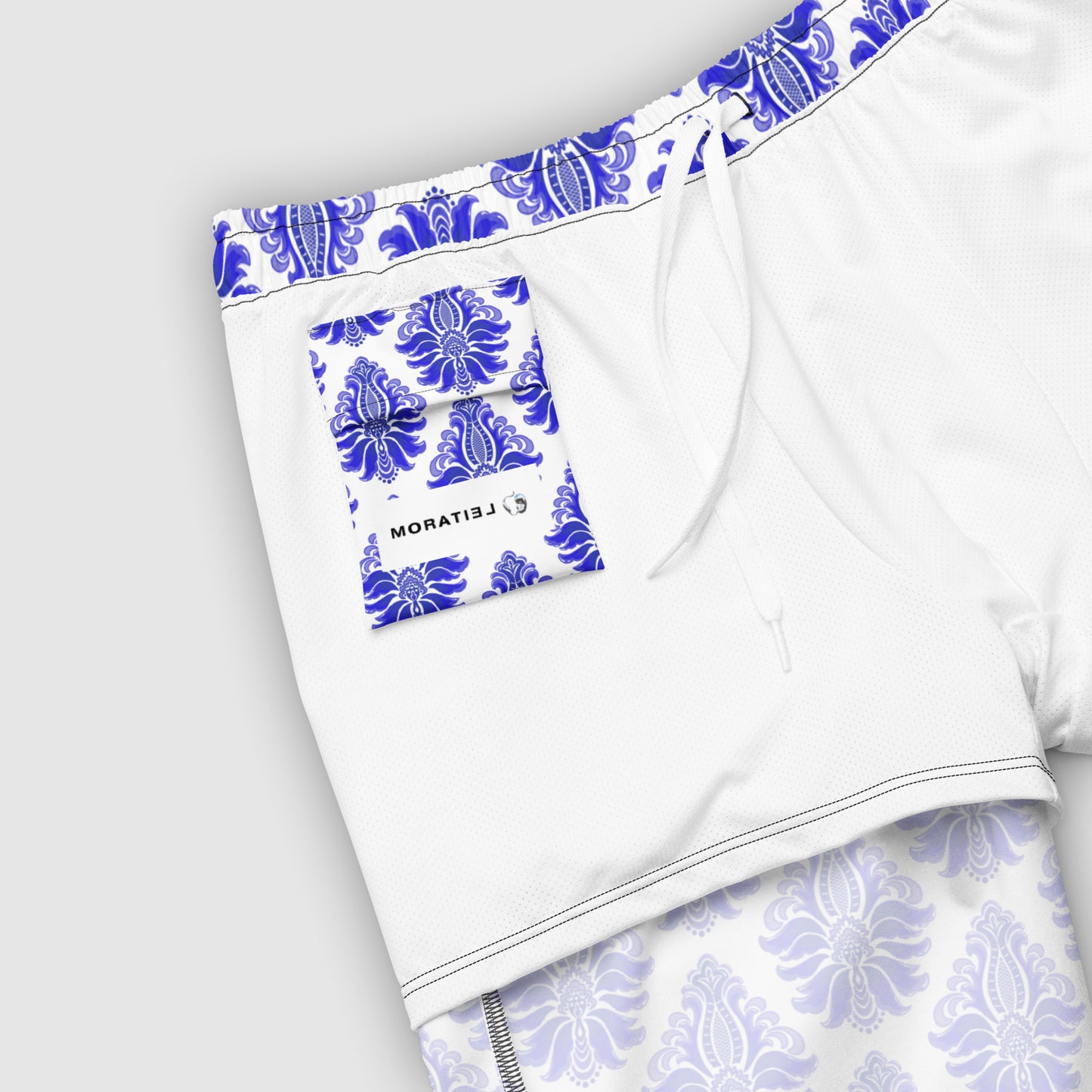 DAMASK 1669 BLUE CASHMERE TEXTURE TRUNKS