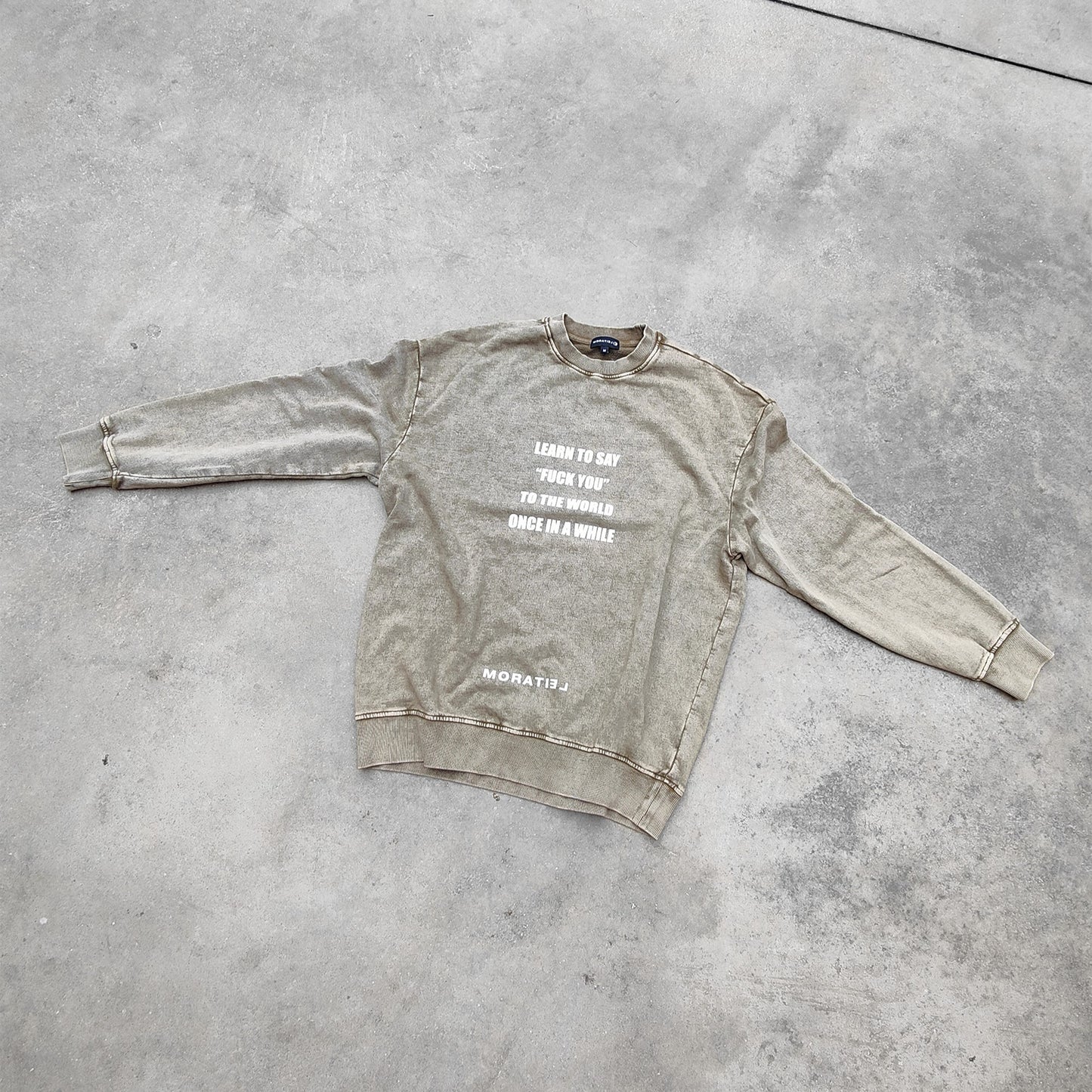 GRANDMAS ADVICE SWEATSHIRT - BONE