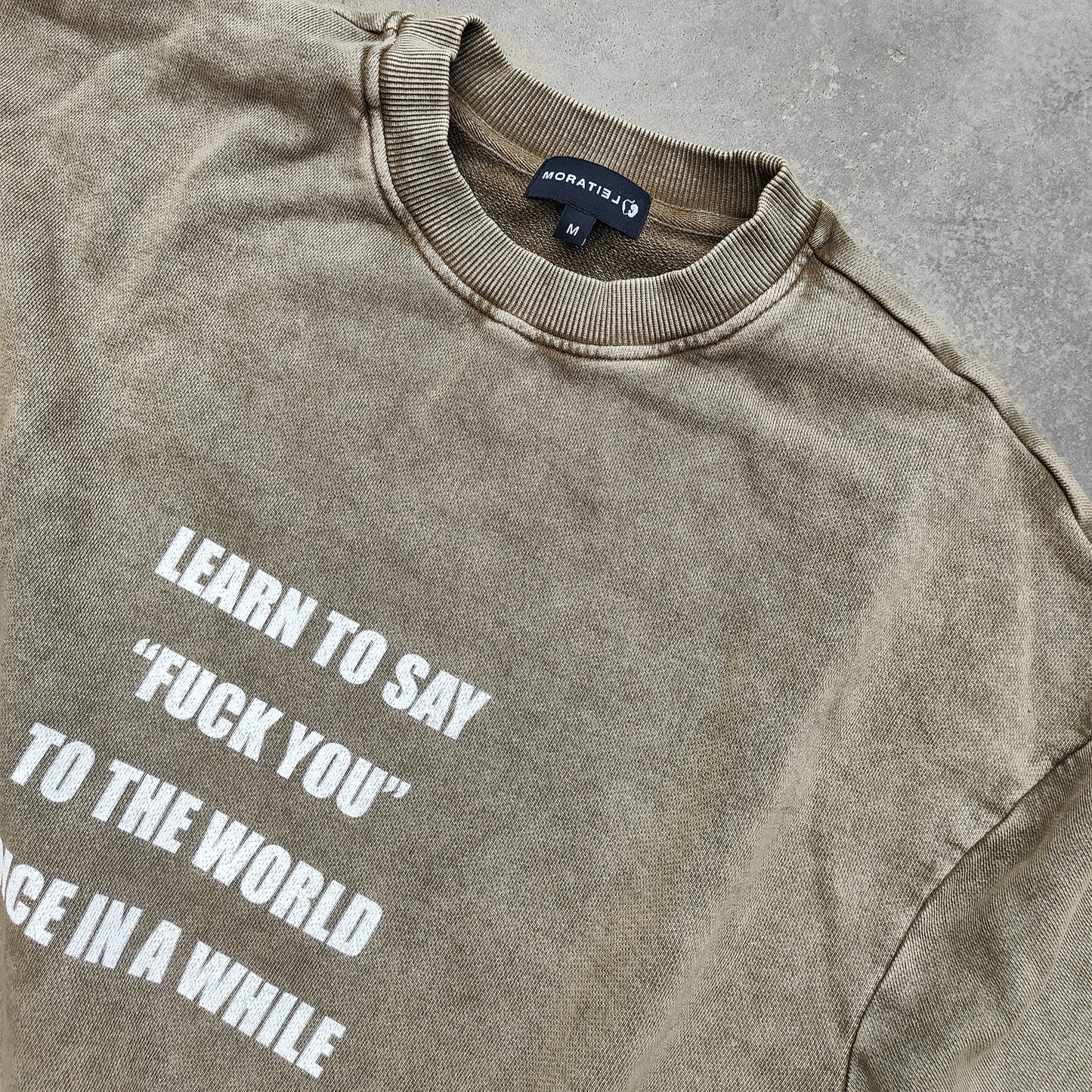 GRANDMAS ADVICE SWEATSHIRT - BONE