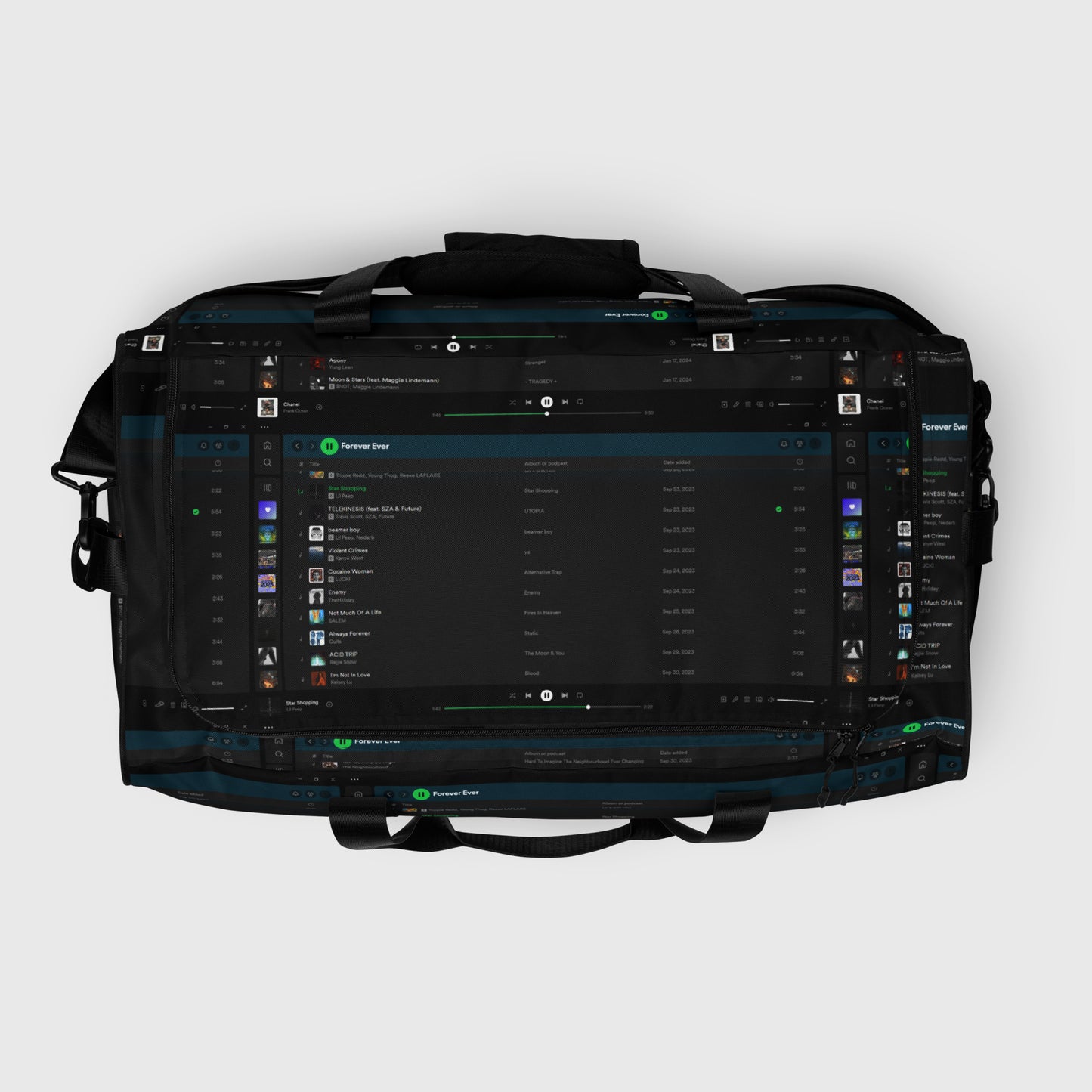 DUFFLE BAG WITH PLAYLIST