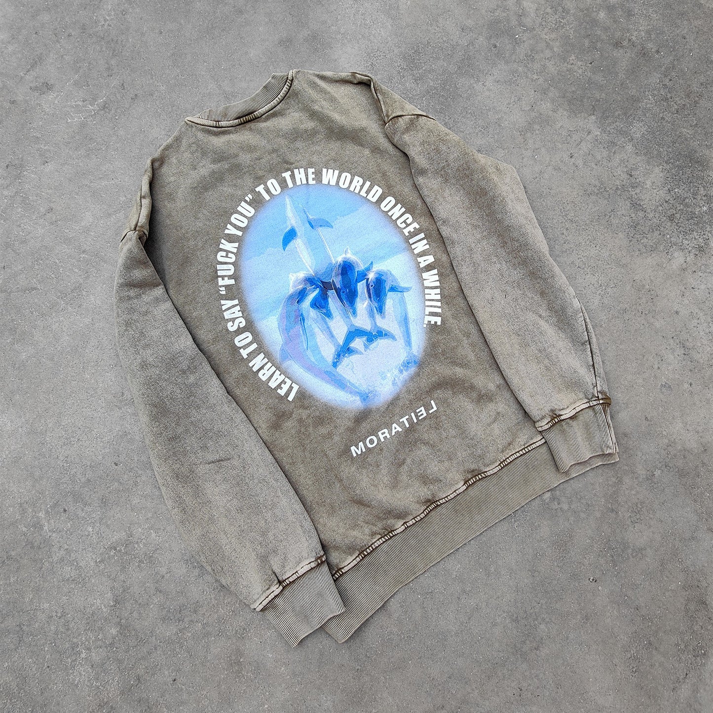GRANDMAS ADVICE SWEATSHIRT - BONE