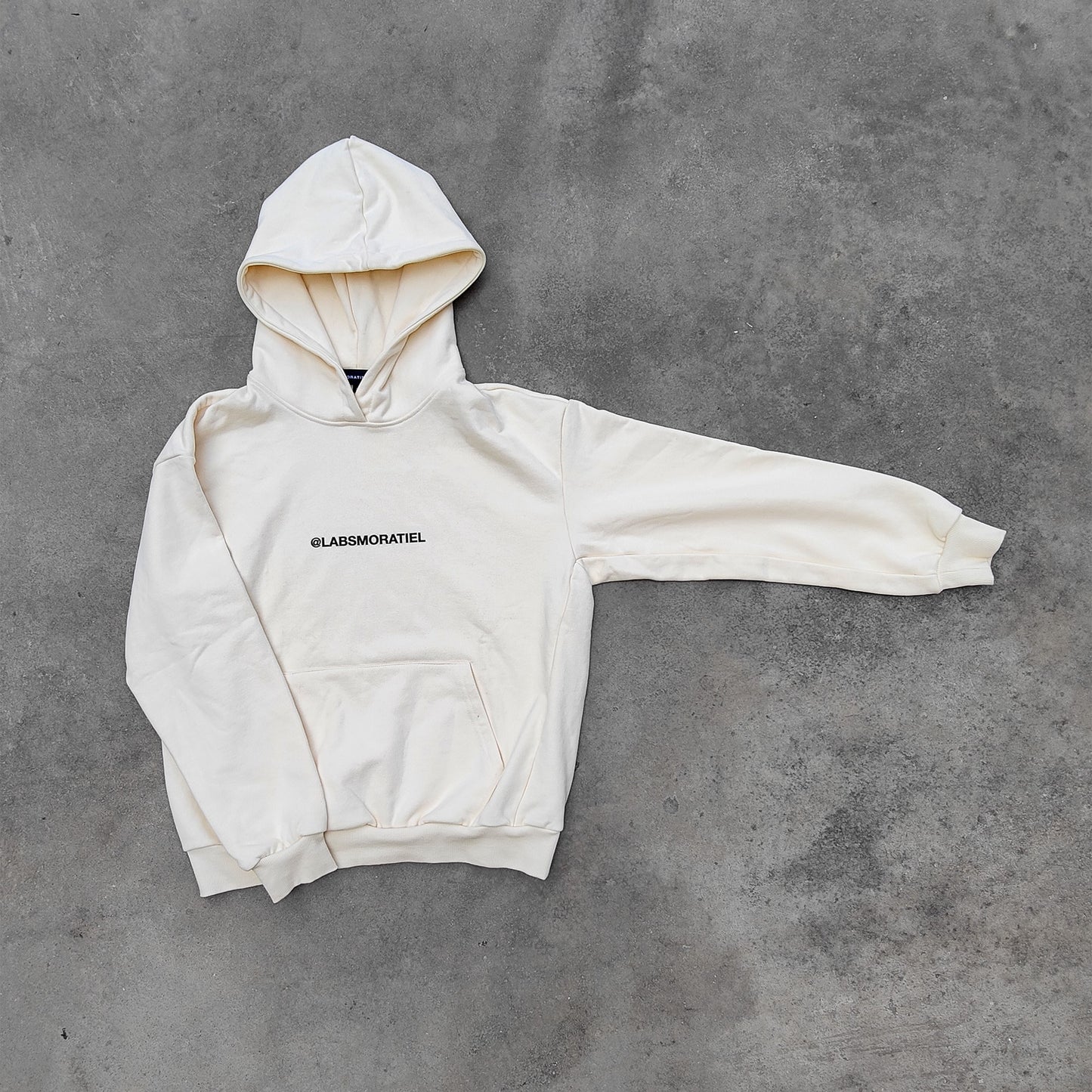UNFOLLOW FLEECE HOODIE BONE WHITE