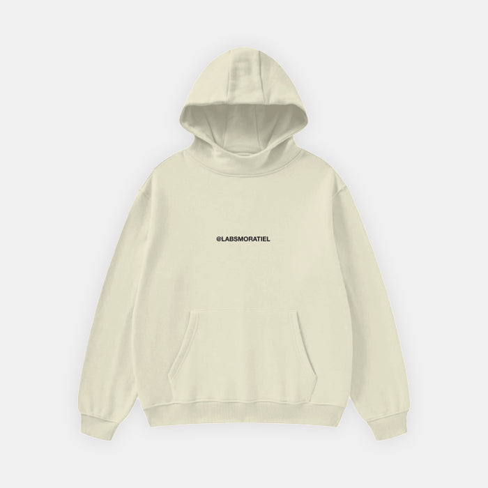 UNFOLLOW FLEECE HOODIE BONE WHITE