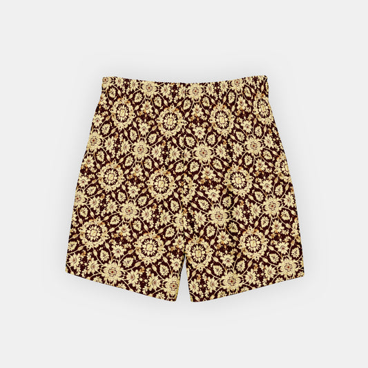 GOLD CASHMERE SWIM TRUNKS