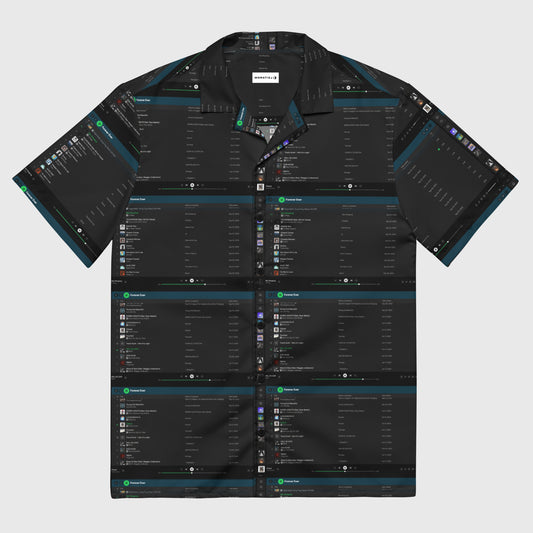 UNISEX BUTTON SHIRT WITH PLAYLIST