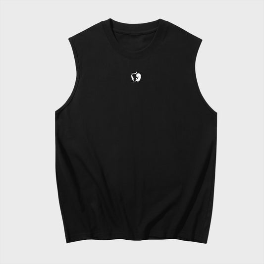 SLEEVELESS TANK TOP BLACK
