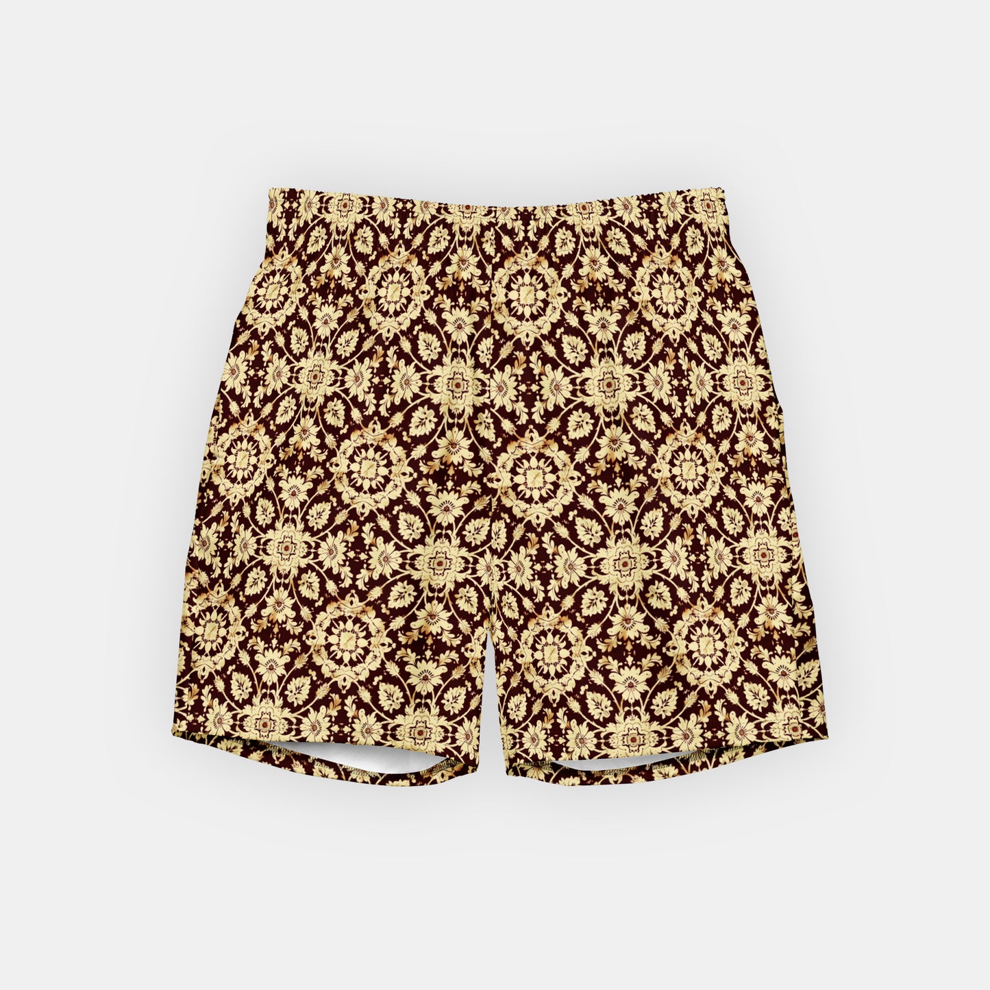 GOLD CASHMERE SWIM TRUNKS
