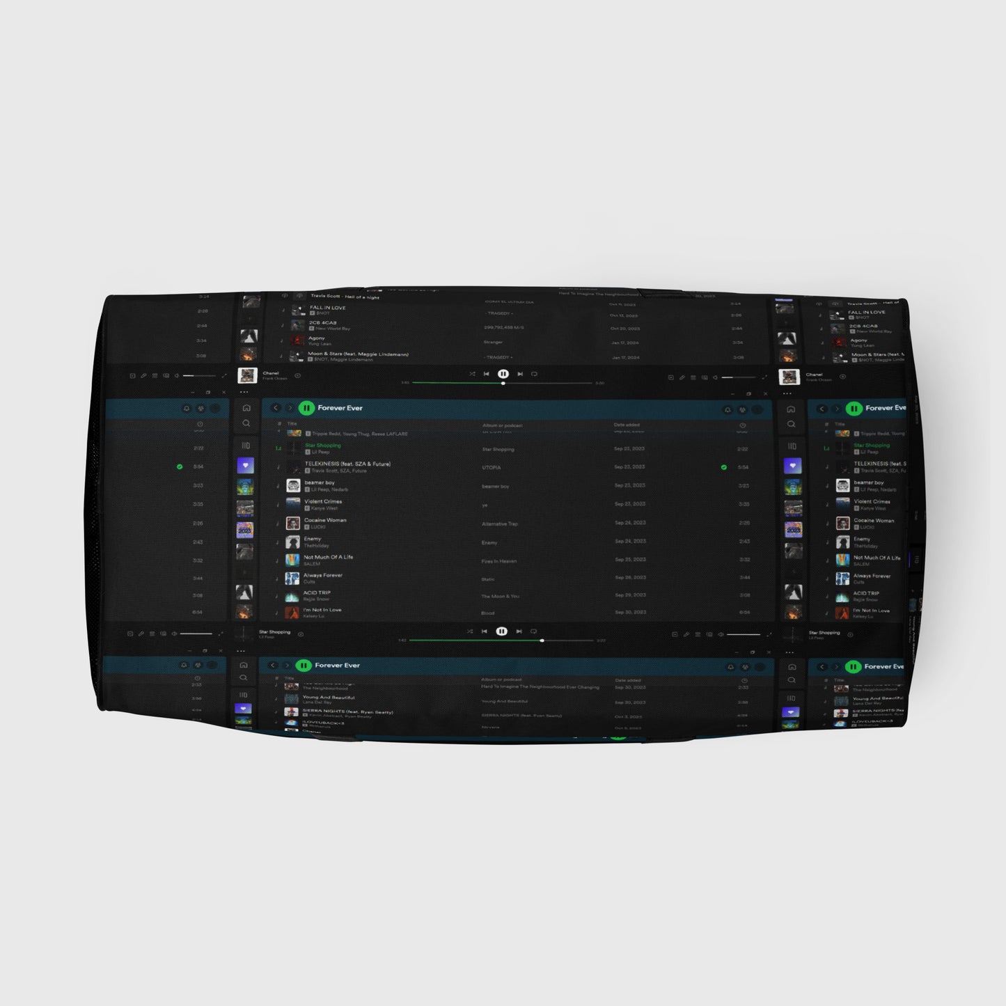 DUFFLE BAG WITH PLAYLIST