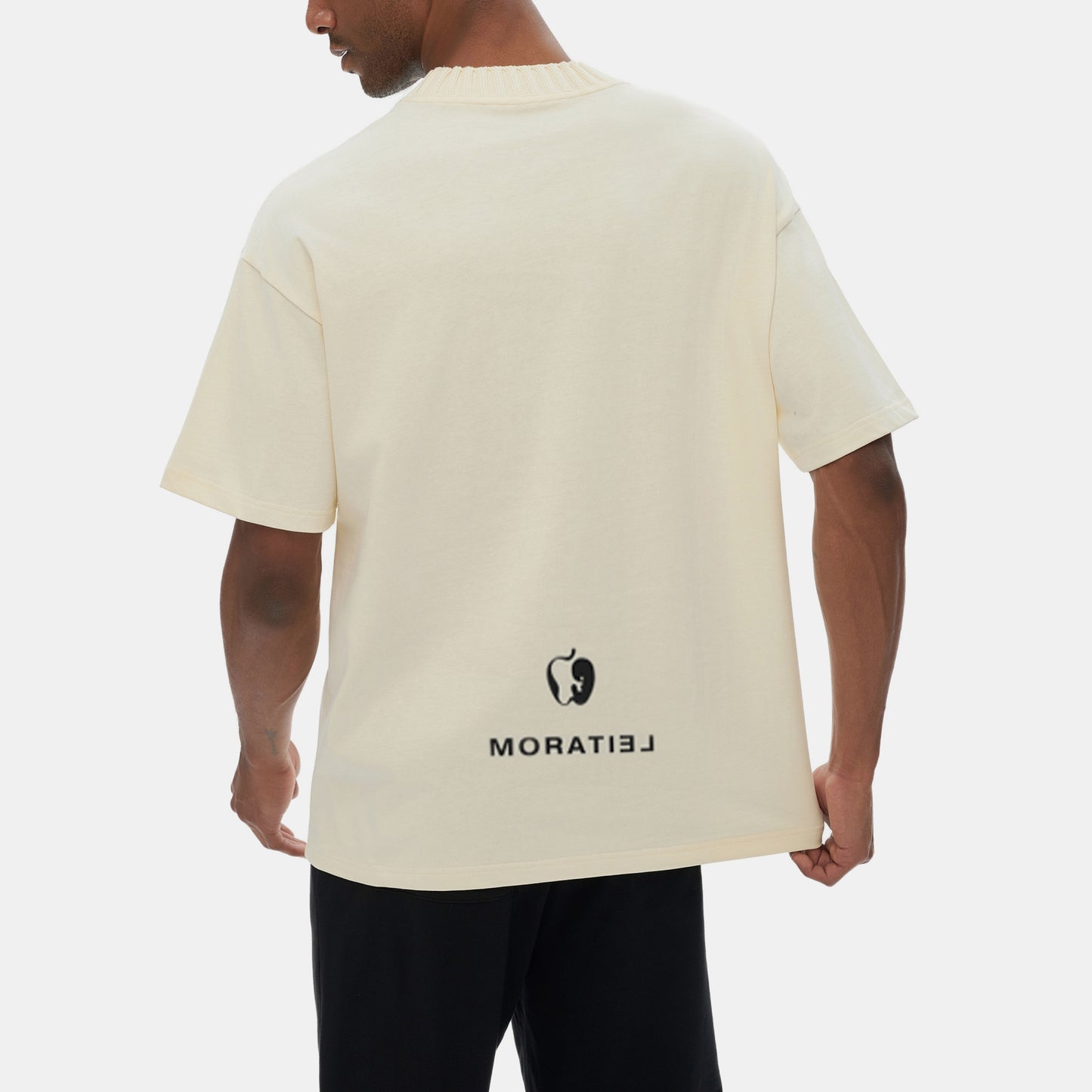 KNITTED ROUND NECK T-SHIRT