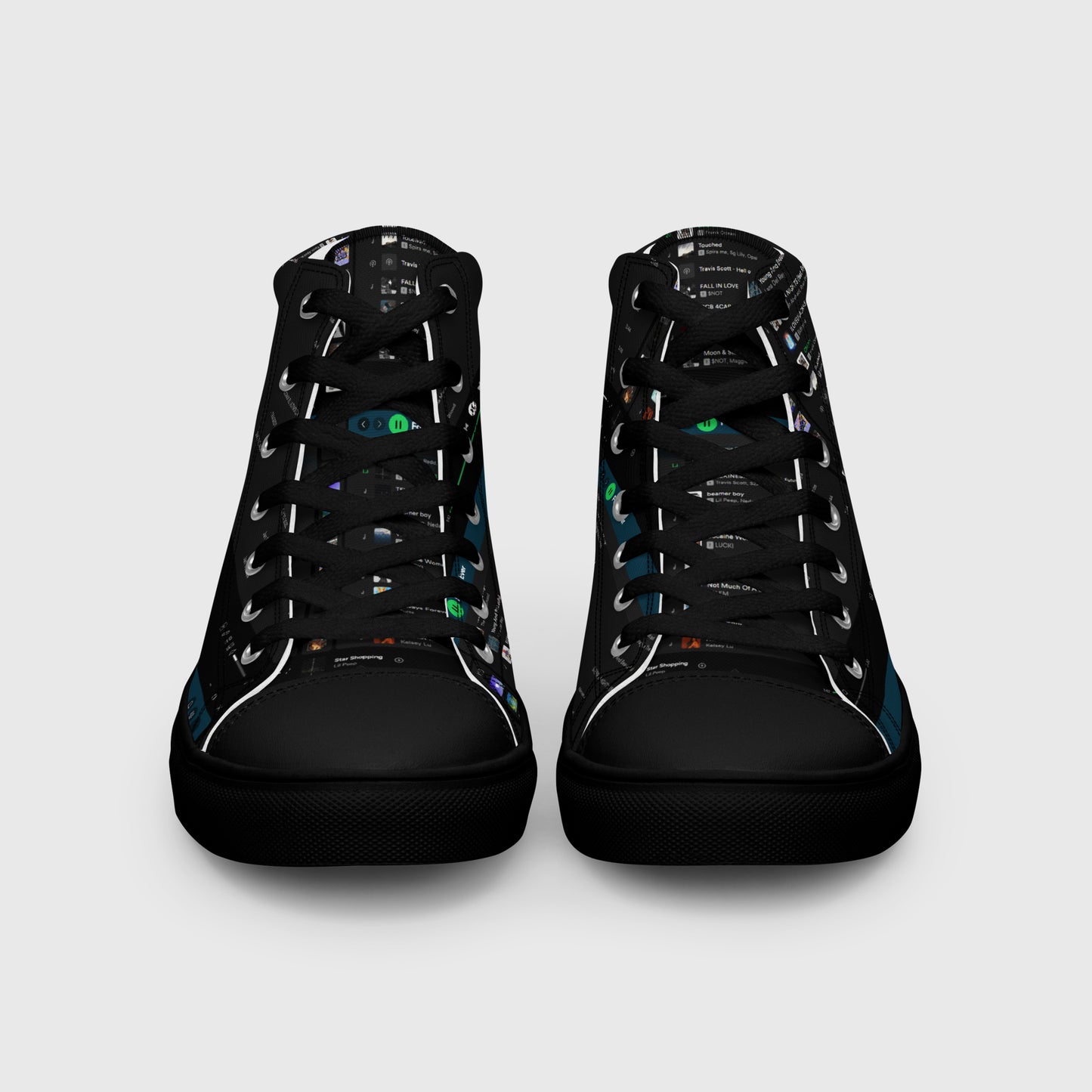 HIGH CANVAS SHOES WITH PLAYLIST