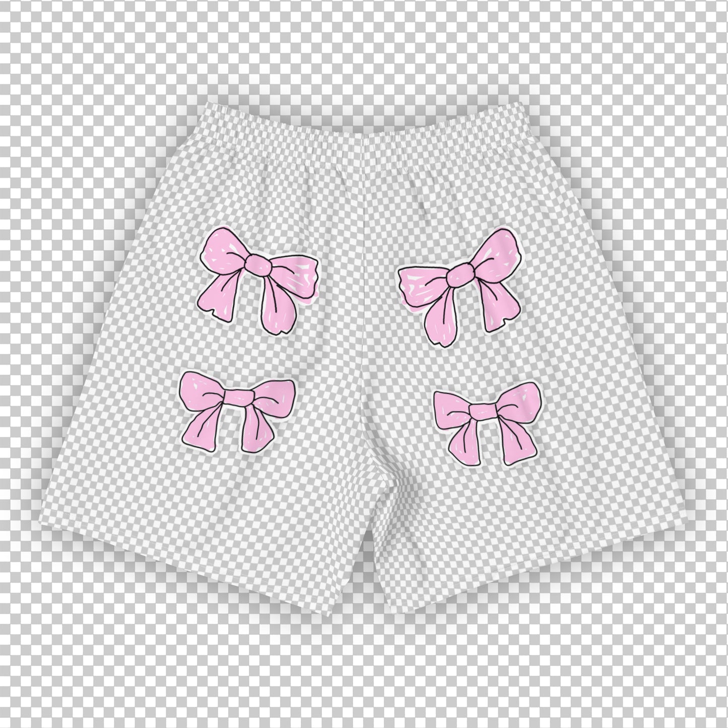 CANVAS SHORTS WITH RIBBONS, UNISEX