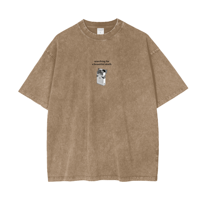 VIOLENTTRADWIFE ACID WASHED T-SHIRT