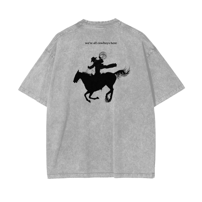 VIOLENTTRADWIFE ACID WASHED T-SHIRT