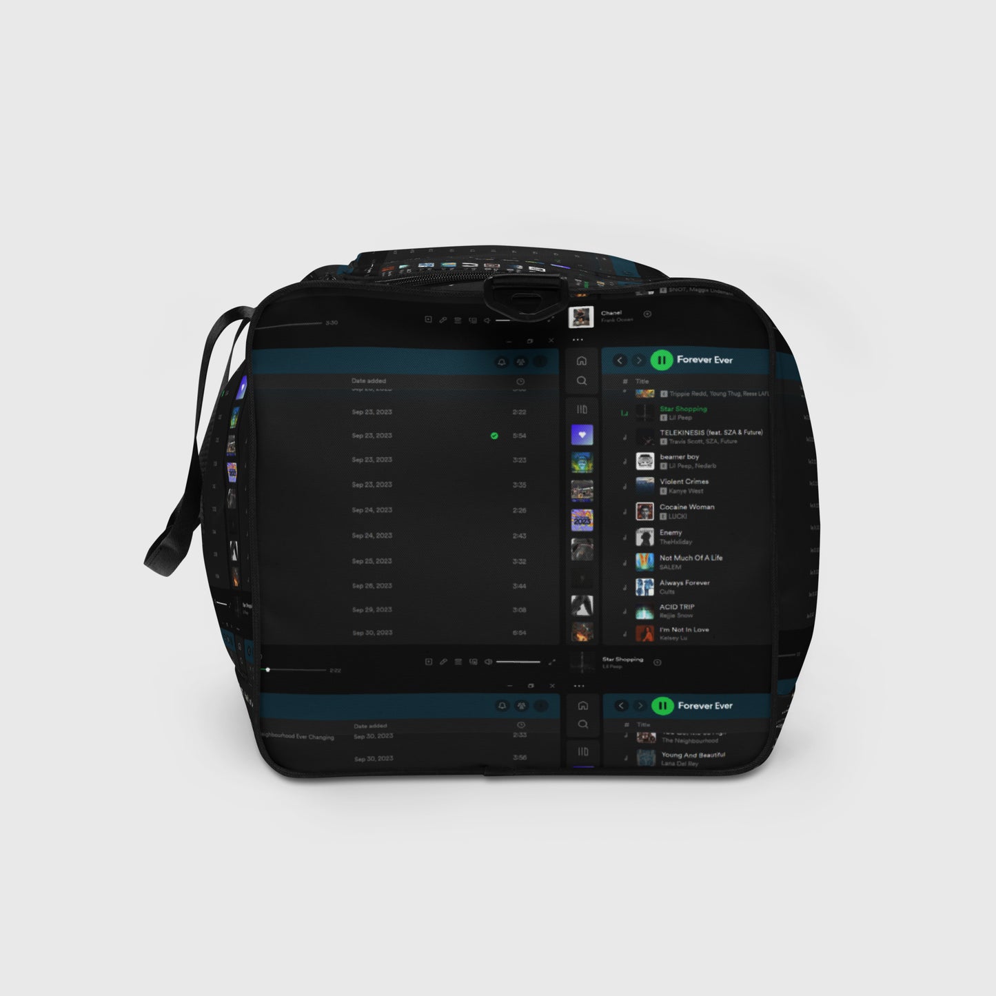 DUFFLE BAG WITH PLAYLIST