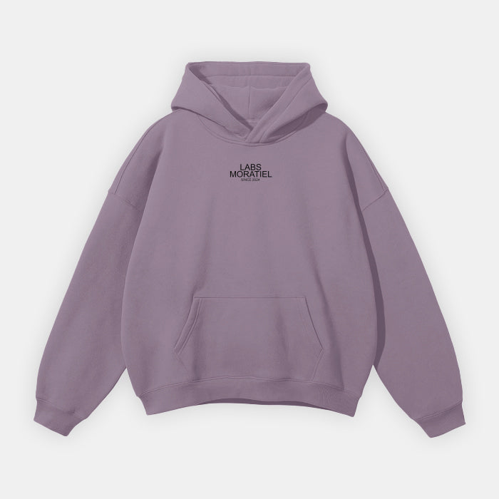 MORATIEL ESSENTIALS FLEECE HOODIE DARK PURPLE