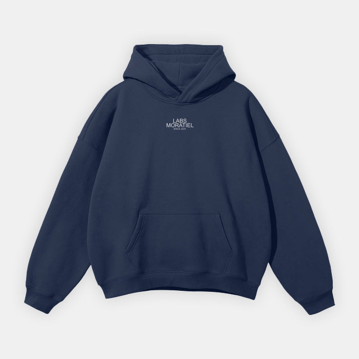 MORATIEL ESSENTIALS FLEECE HOODIE BLUE
