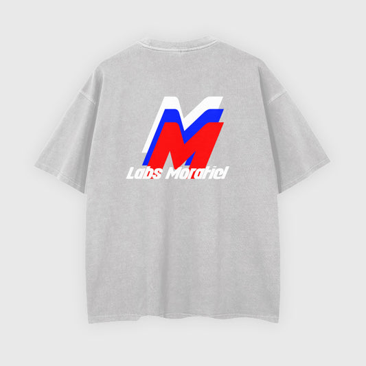 VINTAGE RACE MORATIEL T-SHIRT - MEDIUM ASH