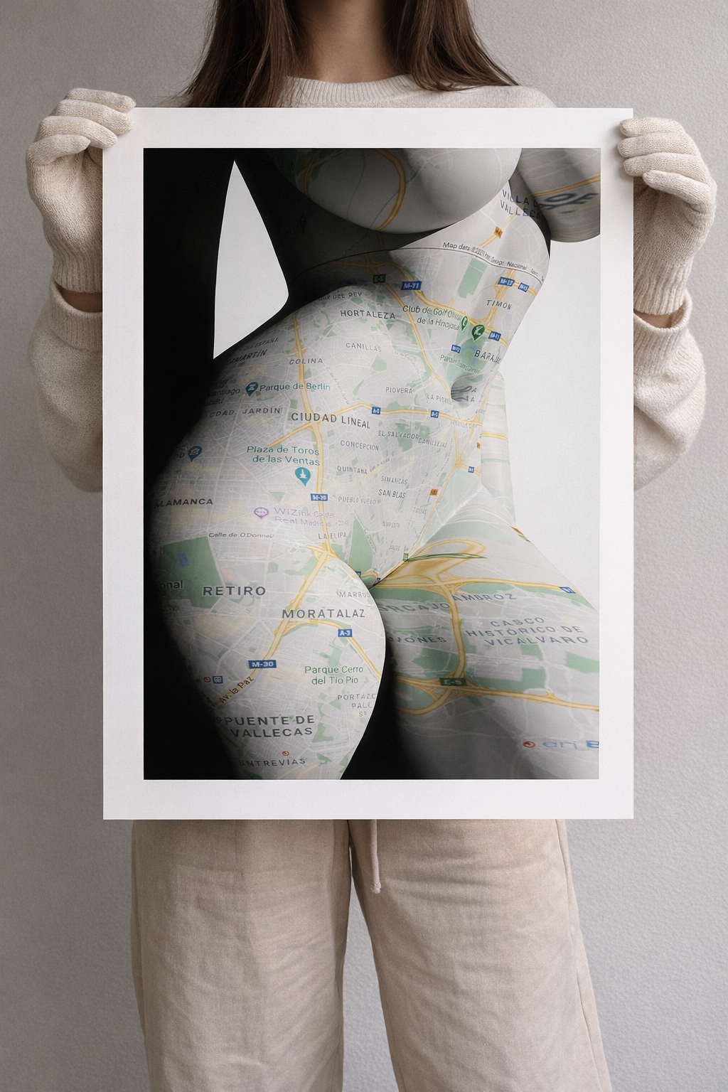 Google Maps Series unique print