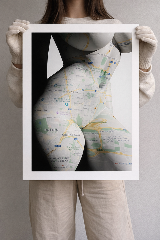Google Maps Series unique print