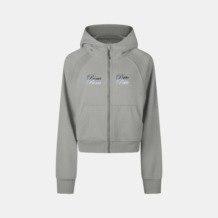 ボーン プチ クロップド ジップ スウェットシャツ