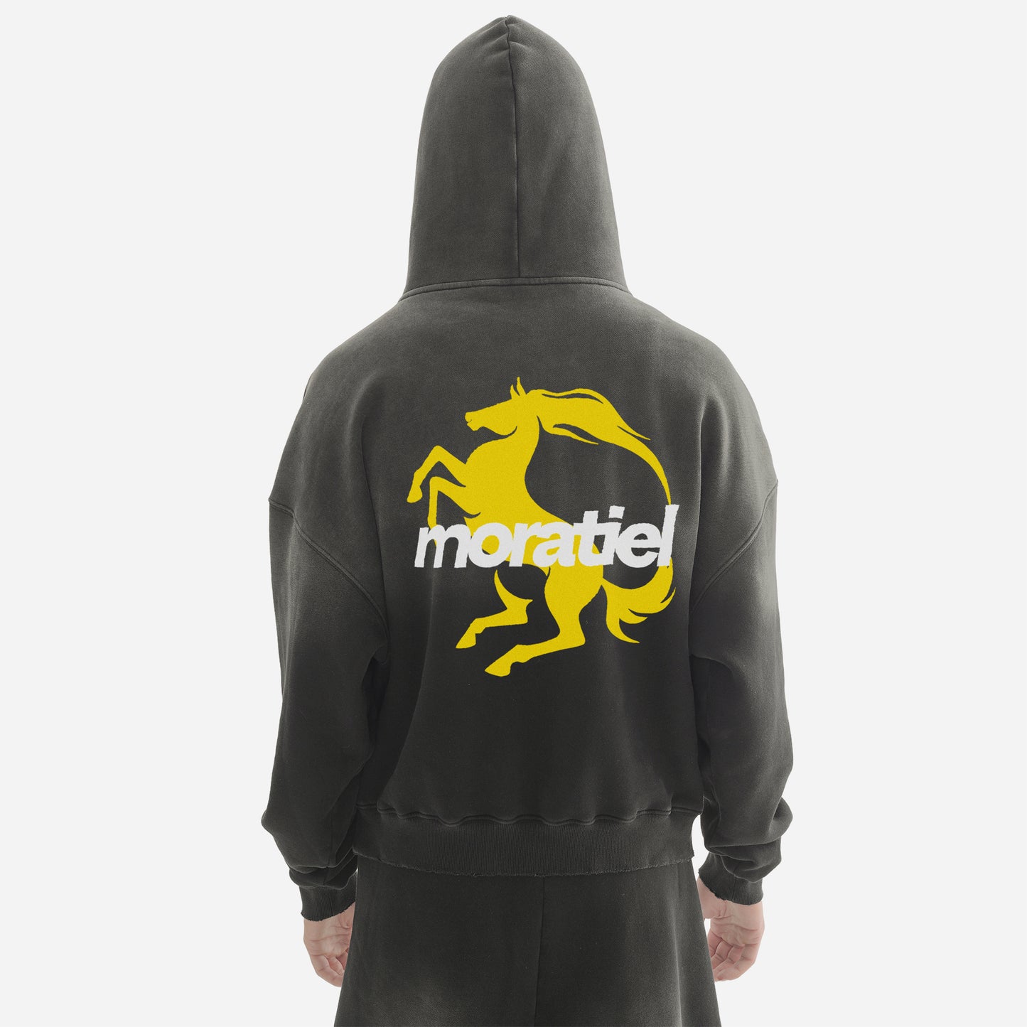FRAYED BOXY HOODIE