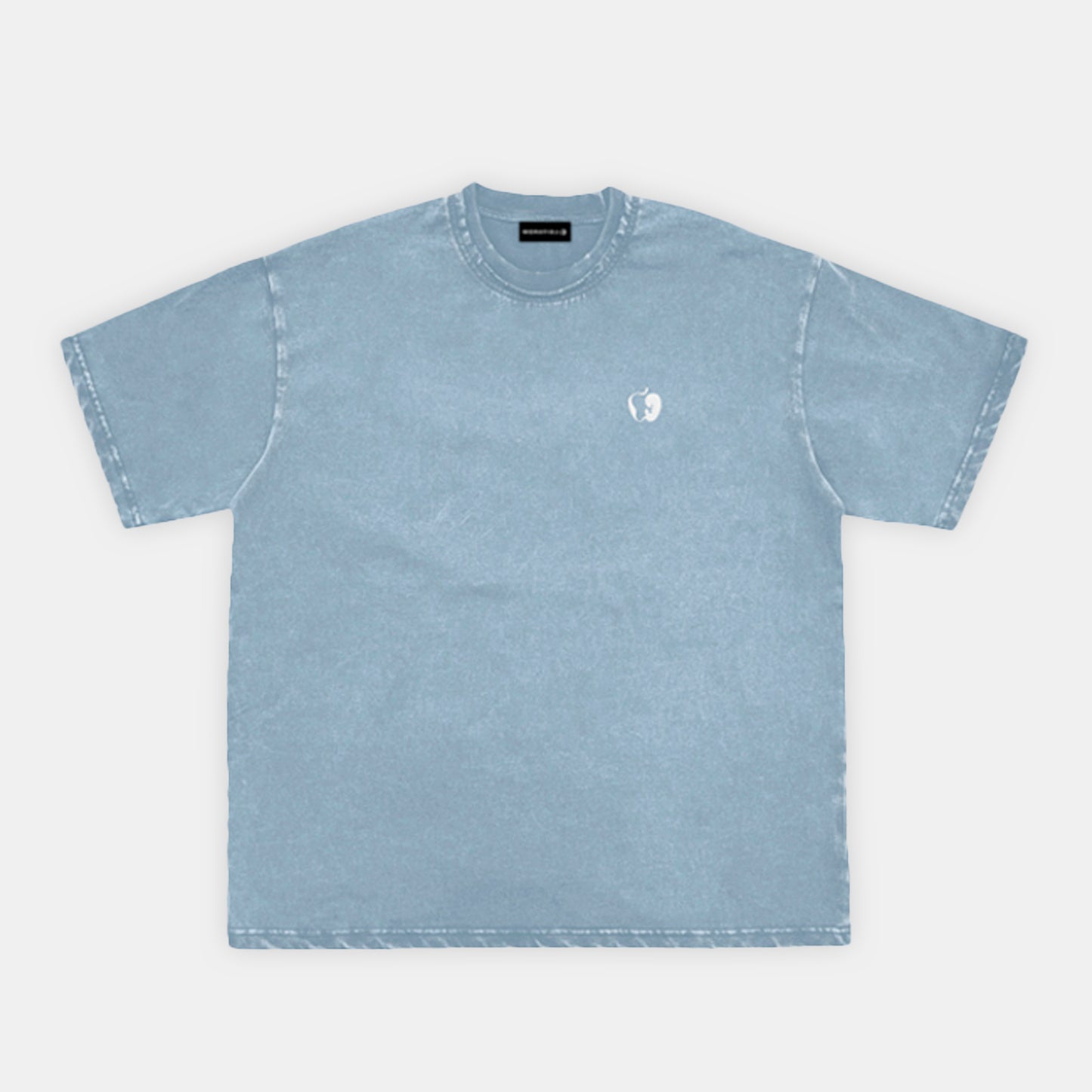 WASHED T-SHIRT WITH LOGO