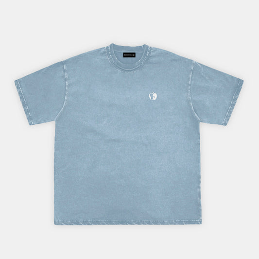 WASHED T-SHIRT WITH LOGO