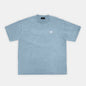 WASHED T-SHIRT WITH LOGO