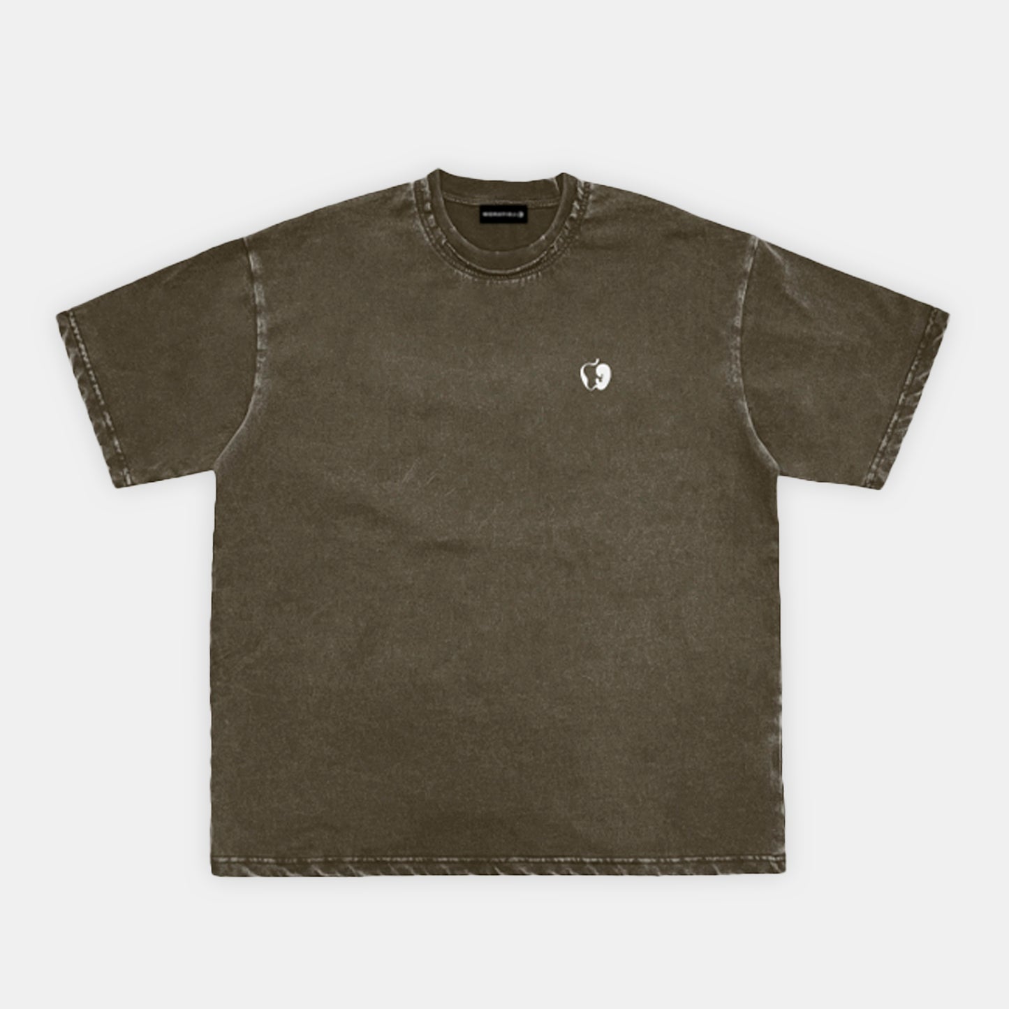WASHED T-SHIRT WITH LOGO